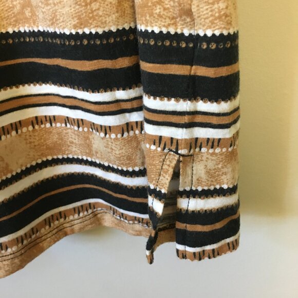 Love & Legend Horizontal Striped Boyfriend Fit Tee - Picture 4 of 15